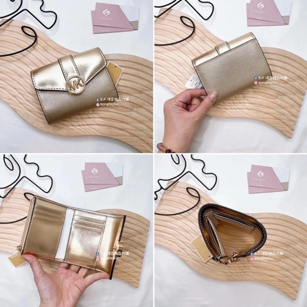 美國代購 台灣現貨 MK 三折短夾-細節圖9