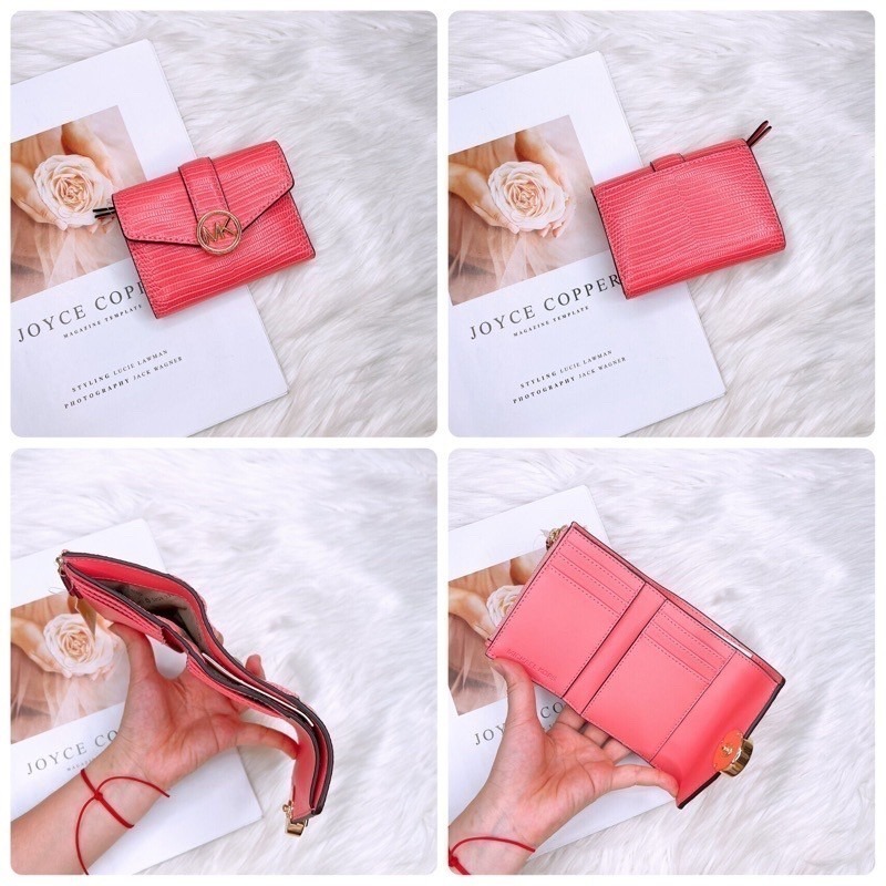 美國代購 台灣現貨 Michael Kors｜MK 新款 三折短夾-細節圖4