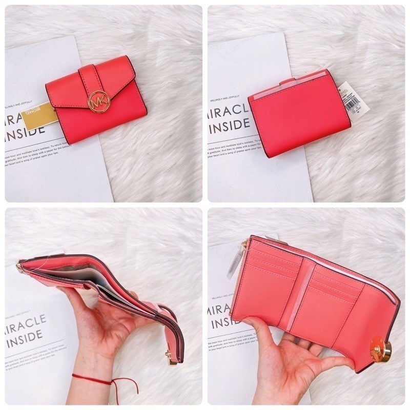 美國代購 台灣現貨 Michael Kors｜MK 新款 三折短夾-細節圖5