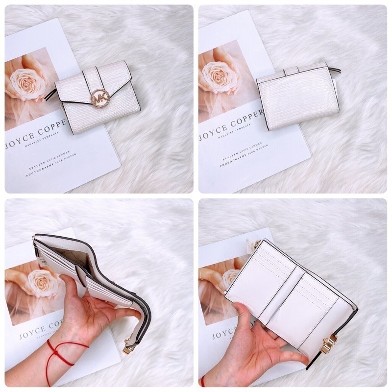 美國代購 台灣現貨 Michael Kors｜MK 新款 三折短夾-細節圖6