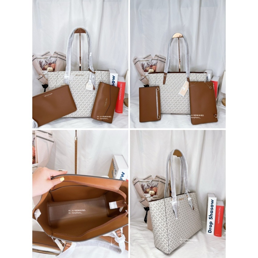 美國代購🇺🇸台灣現貨 MK 三合一托特包 肩背包 斜背包-細節圖8