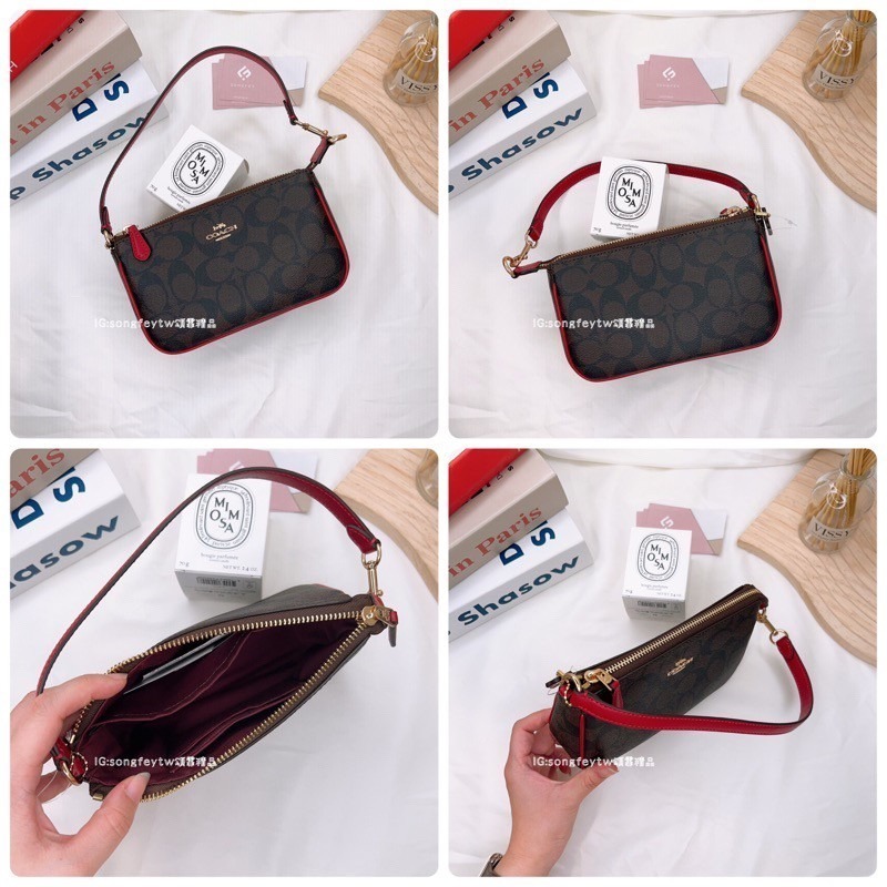 美國代購 台灣現貨 Coach 麻將包 肩背包 手拿包-細節圖5