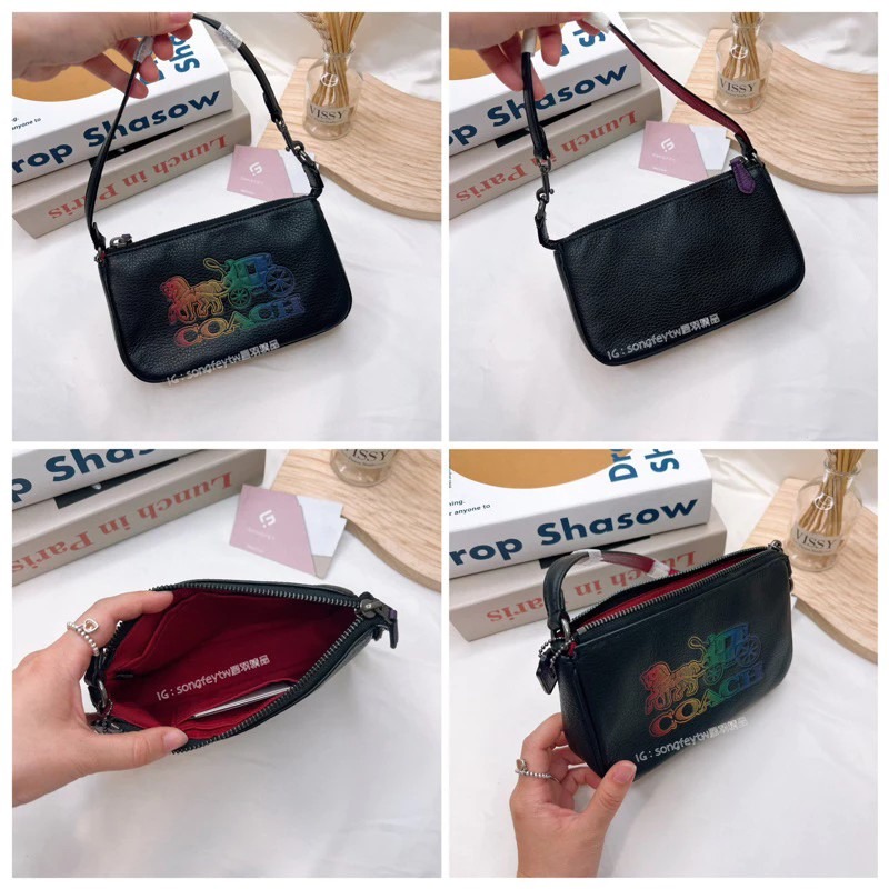 美國代購 台灣現貨 Coach 麻將包 肩背包 手拿包-細節圖8