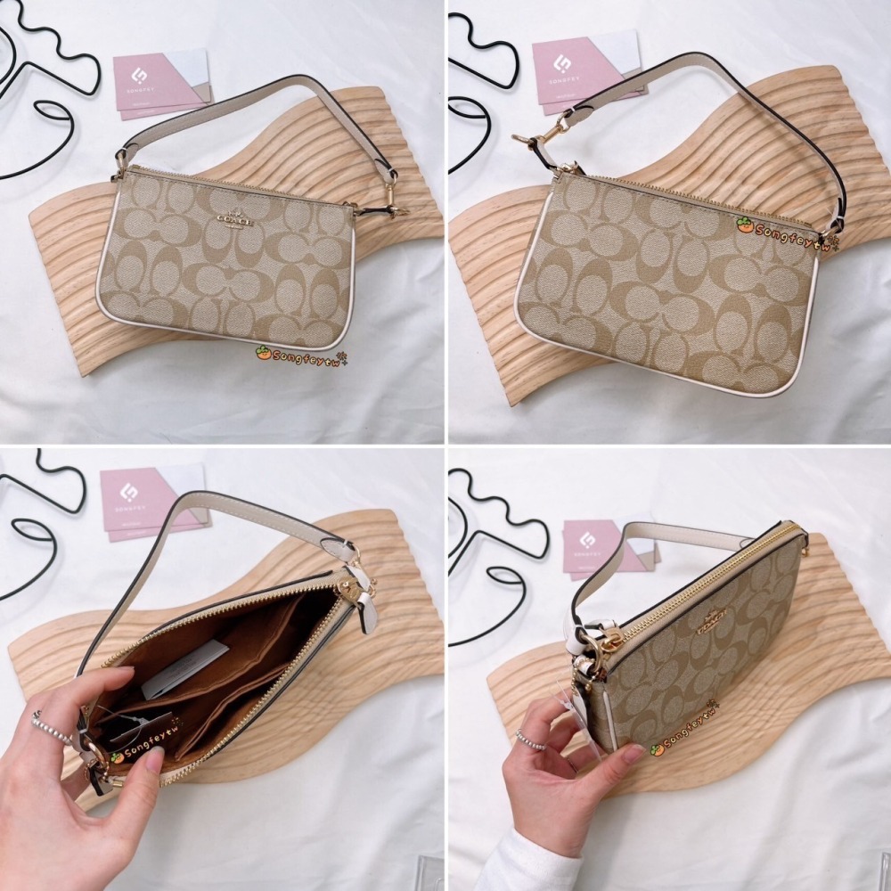 美國代購 台灣現貨 Coach 麻將包 肩背包 手拿包-細節圖10