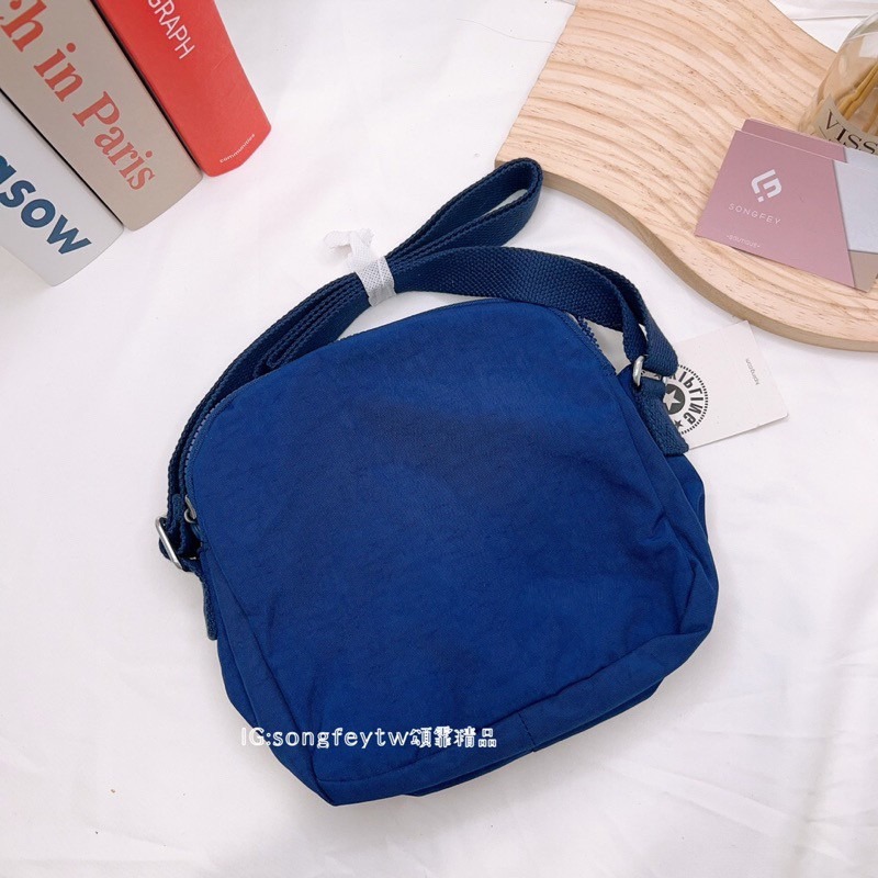 美國代購🇺🇸台灣現貨 kipling 雙拉鍊尼龍包 斜背包-細節圖4