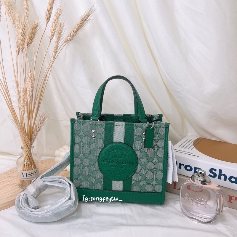 美國代購 台灣現貨 Coach 香布蕾紙袋包 小托特 手提包 斜背包-細節圖2