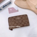 美國代購 台灣現貨 Coach 拉鍊款中長夾-規格圖9