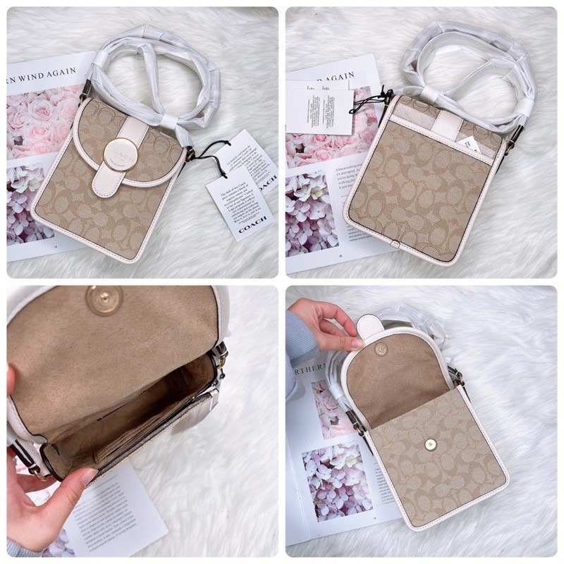 美國代購🇺🇸台灣現貨 Coach 香布蕾小書包 手機包 斜背包-細節圖5