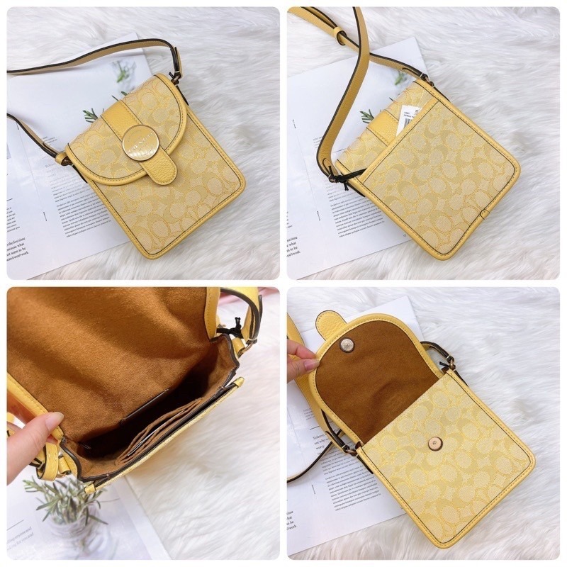 美國代購🇺🇸台灣現貨 Coach 香布蕾小書包 手機包 斜背包-細節圖7