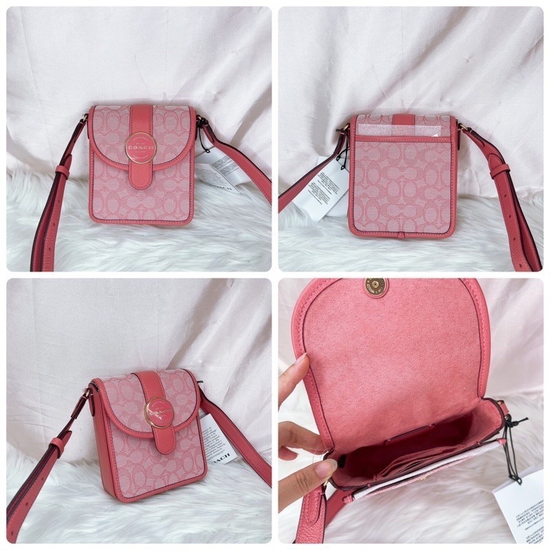 美國代購🇺🇸台灣現貨 Coach 香布蕾小書包 手機包 斜背包-細節圖9