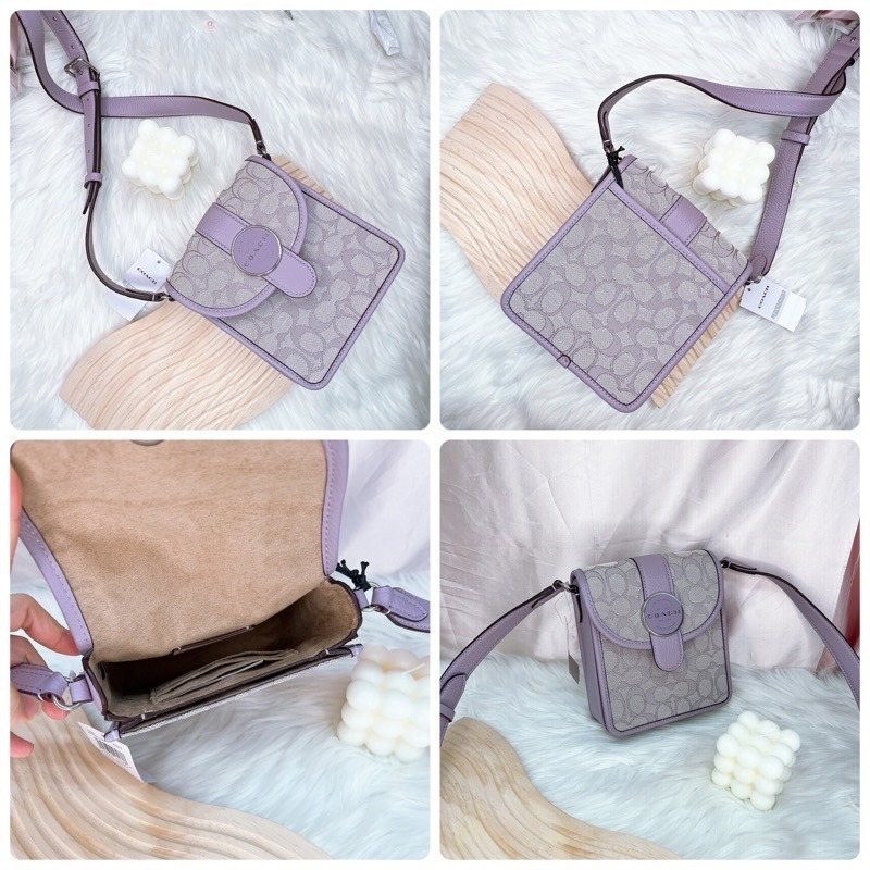 美國代購🇺🇸台灣現貨 Coach 香布蕾小書包 手機包 斜背包-細節圖11