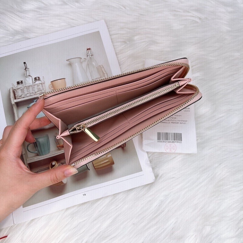 美國代購 台灣現貨 Tory Burch 拉鍊長夾 L型拉鍊長夾-細節圖4