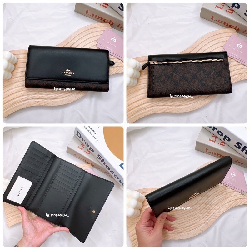 美國代購🇺🇸台灣現貨 Coach 三折長夾 薄長夾-細節圖2