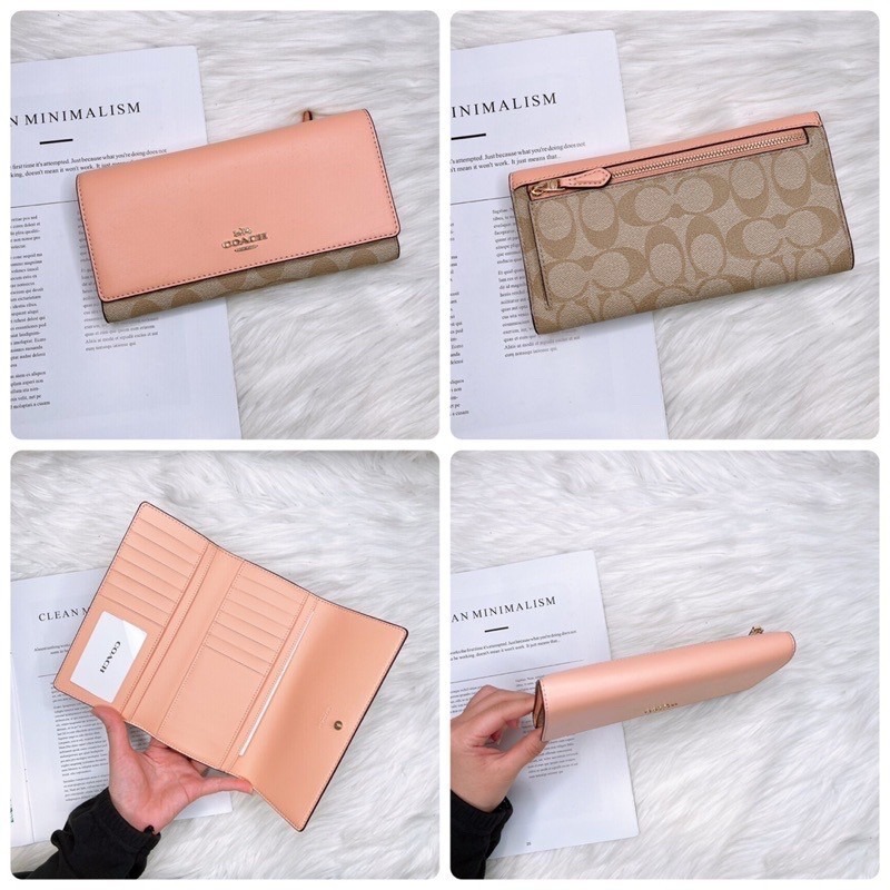 美國代購🇺🇸台灣現貨 Coach 三折長夾 薄長夾-細節圖3