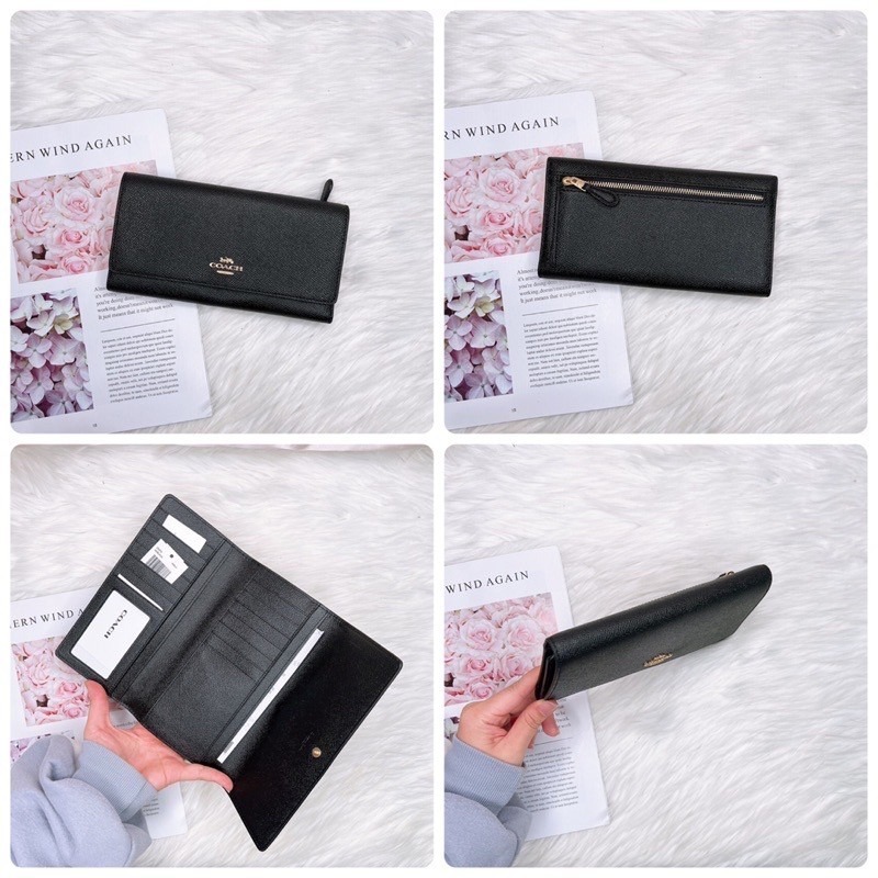 美國代購🇺🇸台灣現貨 Coach 三折長夾 薄長夾-細節圖5