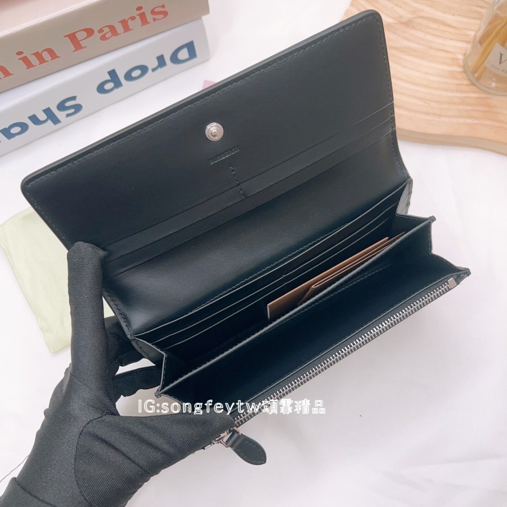 歐美代購 台灣現貨 BURBERRY 拉鍊長夾 信封長夾 情人節-細節圖3