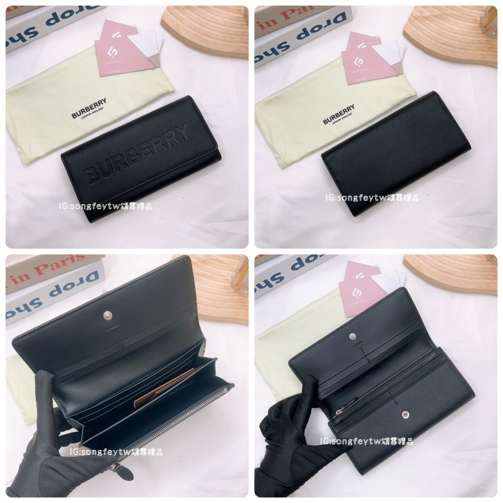歐美代購 台灣現貨 BURBERRY 拉鍊長夾 信封長夾 情人節-細節圖5