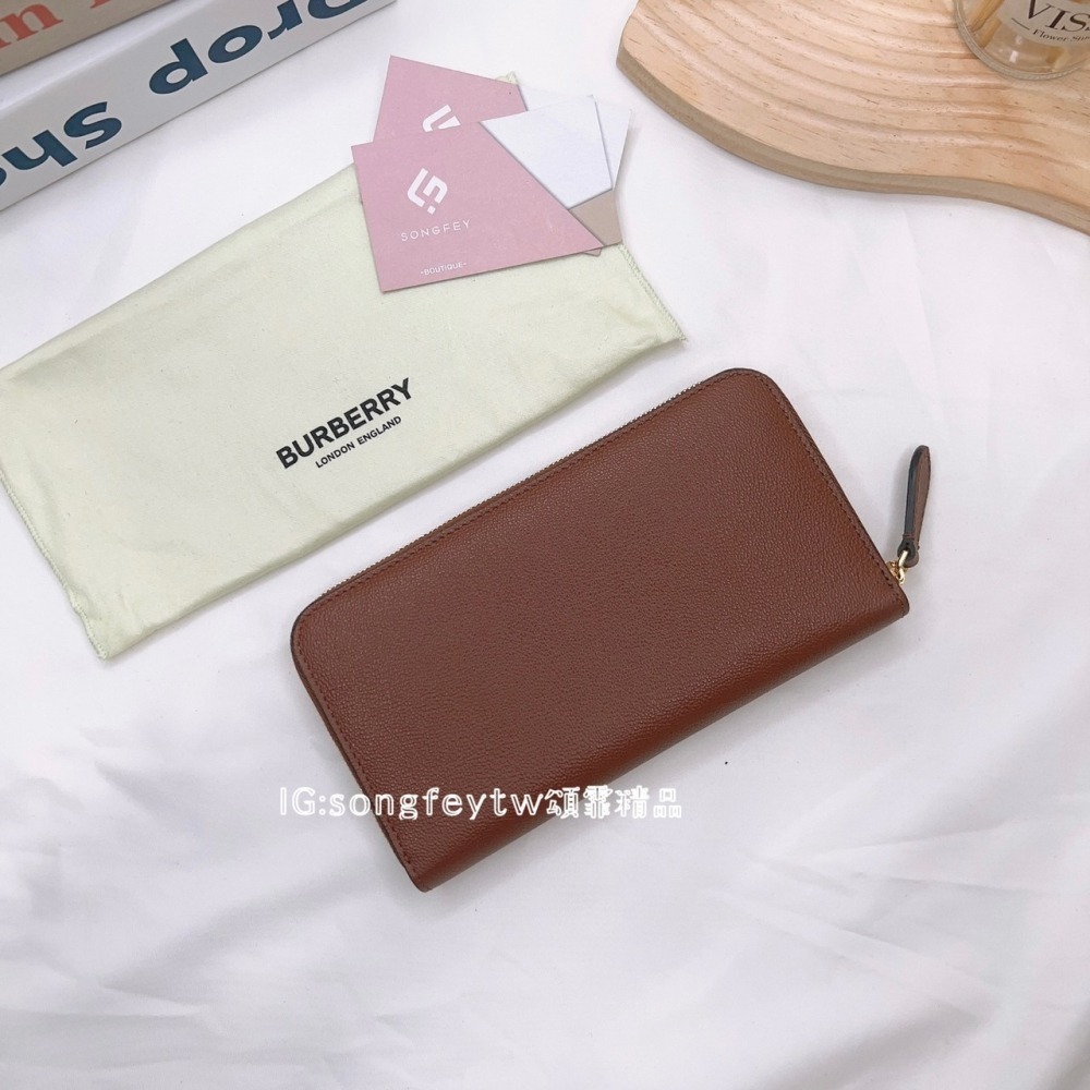 歐美代購 台灣現貨 BURBERRY 拉鍊長夾 信封長夾 情人節-細節圖9
