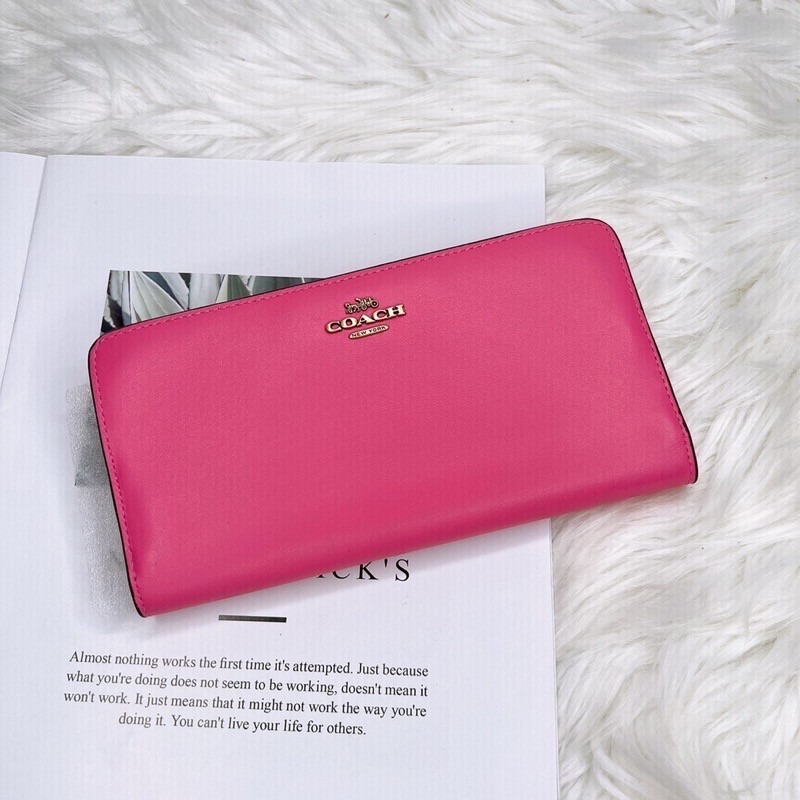美國代購 台灣現貨 Coach 專櫃款兩折薄長夾-細節圖7