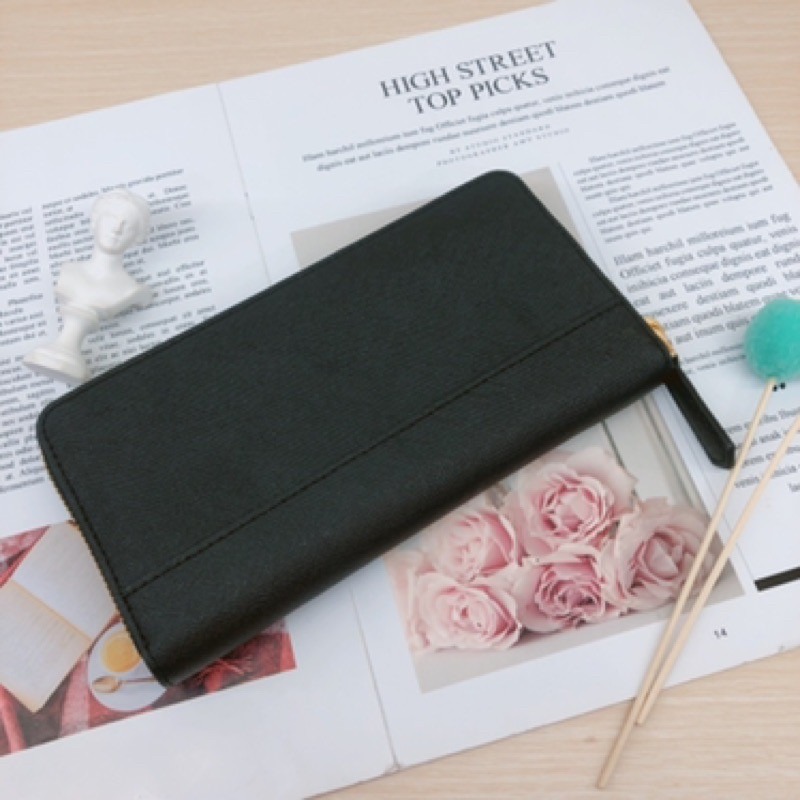 美國代購  台灣現貨 MJ 防刮拉鍊 長夾-細節圖2