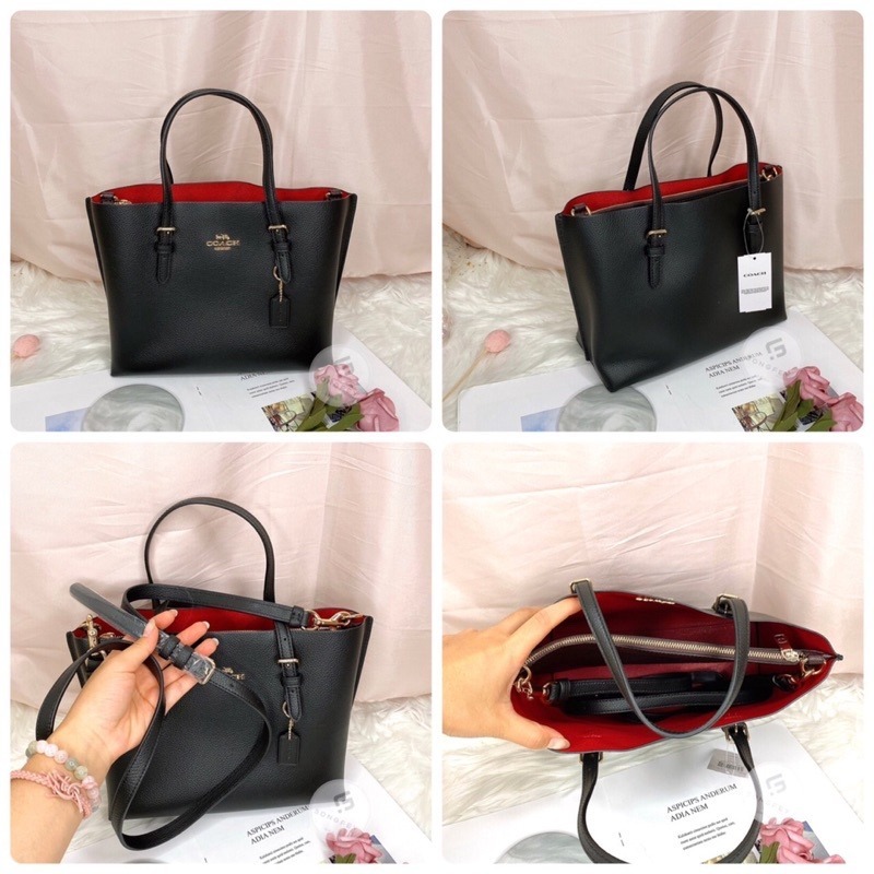 美國代購 台灣現貨 Coach 三層小托特 手提斜背包-規格圖10