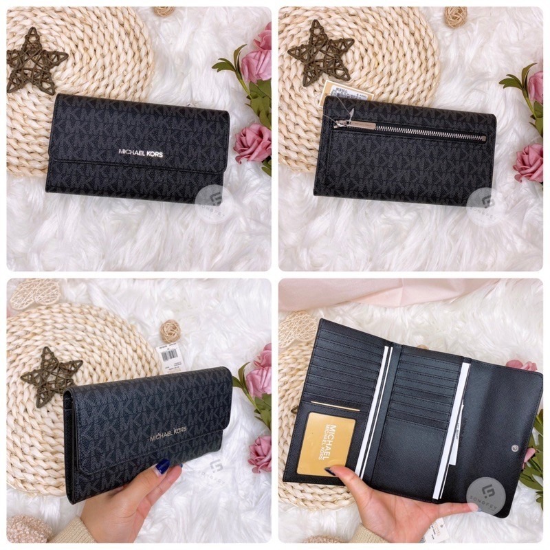 美國代購  台灣現貨 MK 三折長夾 滿版-細節圖8