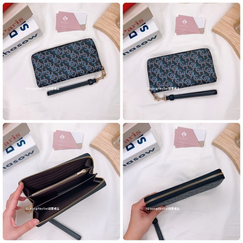 美國代購🇺🇸台灣現貨 Coach 拉鍊長夾 手掛長夾 手拿包-細節圖3