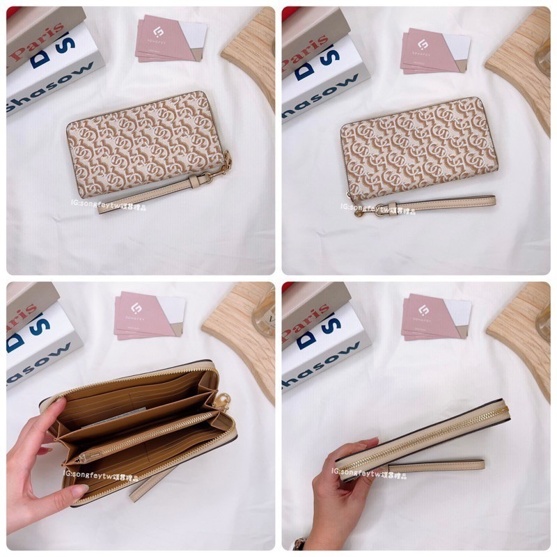 美國代購🇺🇸台灣現貨 Coach 拉鍊長夾 手掛長夾 手拿包-細節圖4