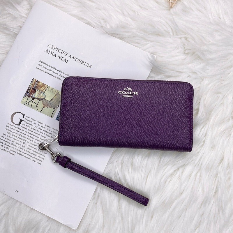 美國代購🇺🇸台灣現貨 Coach 拉鍊長夾 手掛長夾 手拿包-細節圖5