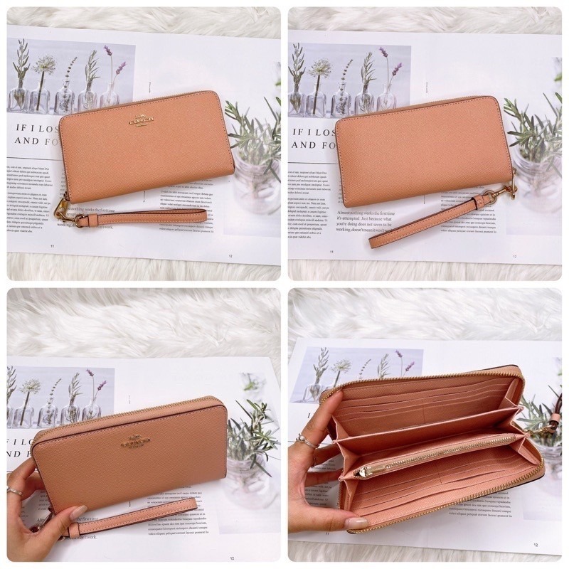 美國代購🇺🇸台灣現貨 Coach 拉鍊長夾 手掛長夾 手拿包-細節圖7