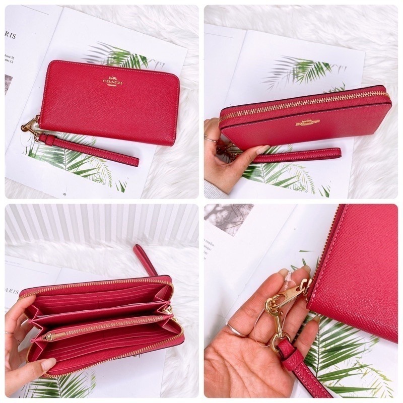 美國代購🇺🇸台灣現貨 Coach 拉鍊長夾 手掛長夾 手拿包-細節圖8