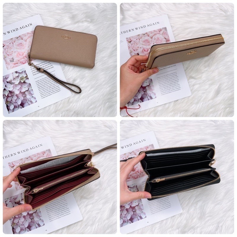 美國代購🇺🇸台灣現貨 Coach 拉鍊長夾 手掛長夾 手拿包-細節圖9