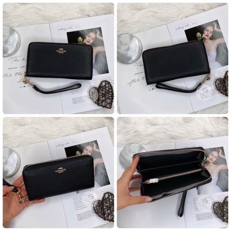 美國代購🇺🇸台灣現貨 Coach 拉鍊長夾 手掛長夾 手拿包-細節圖10