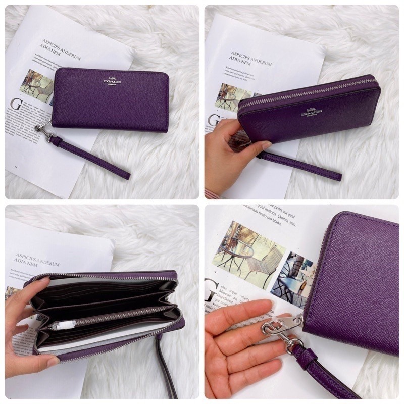 美國代購🇺🇸台灣現貨 Coach 拉鍊長夾 手掛長夾 手拿包-細節圖6