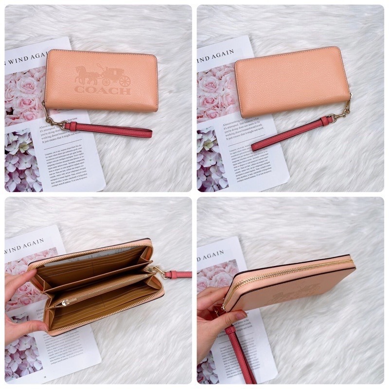 美國代購🇺🇸台灣現貨 Coach 拉鍊長夾 手掛長夾 手拿包-細節圖5