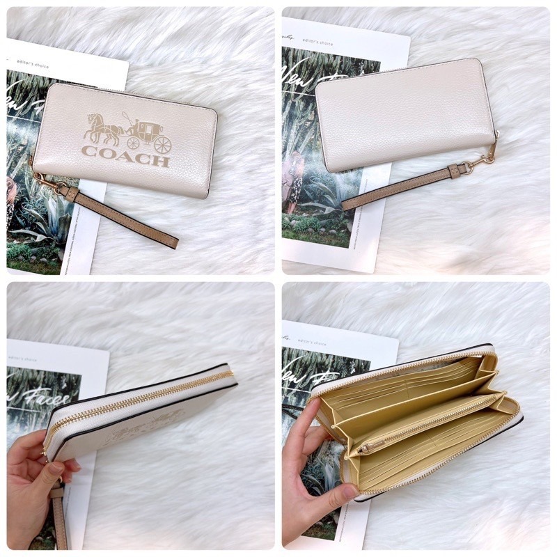 美國代購🇺🇸台灣現貨 Coach 拉鍊長夾 手掛長夾 手拿包-細節圖6