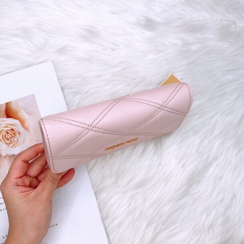 美國代購 台灣現貨 MK 小香風 三折長夾 多卡層長夾-細節圖4