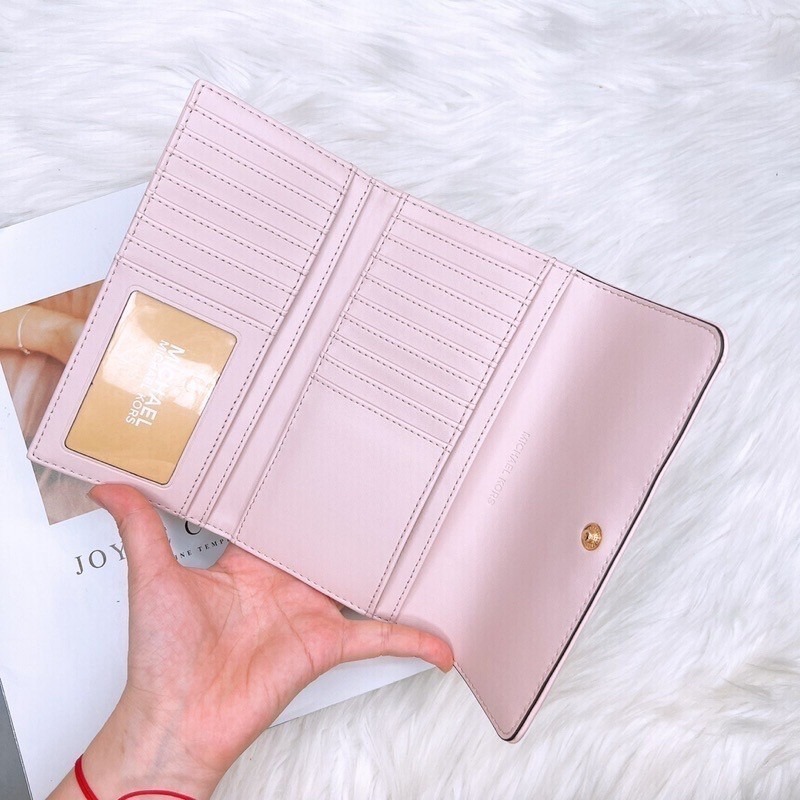 美國代購 台灣現貨 MK 小香風 三折長夾 多卡層長夾-細節圖5