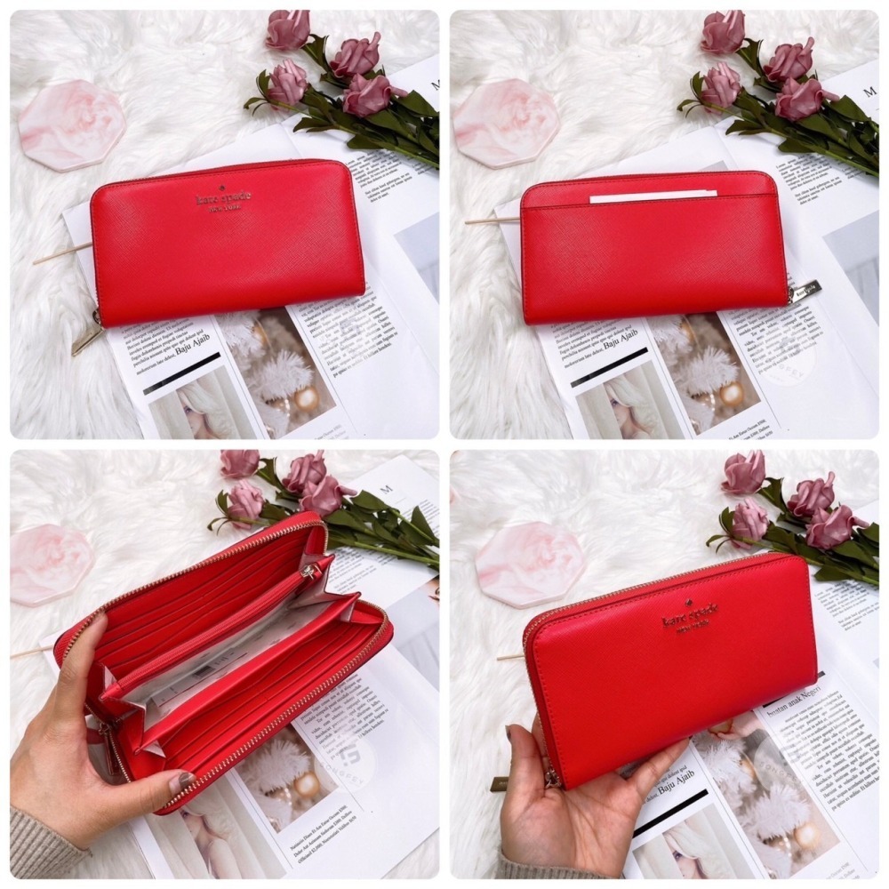 美國代購 台灣現貨 kate spade KS 拉鍊長夾-細節圖4