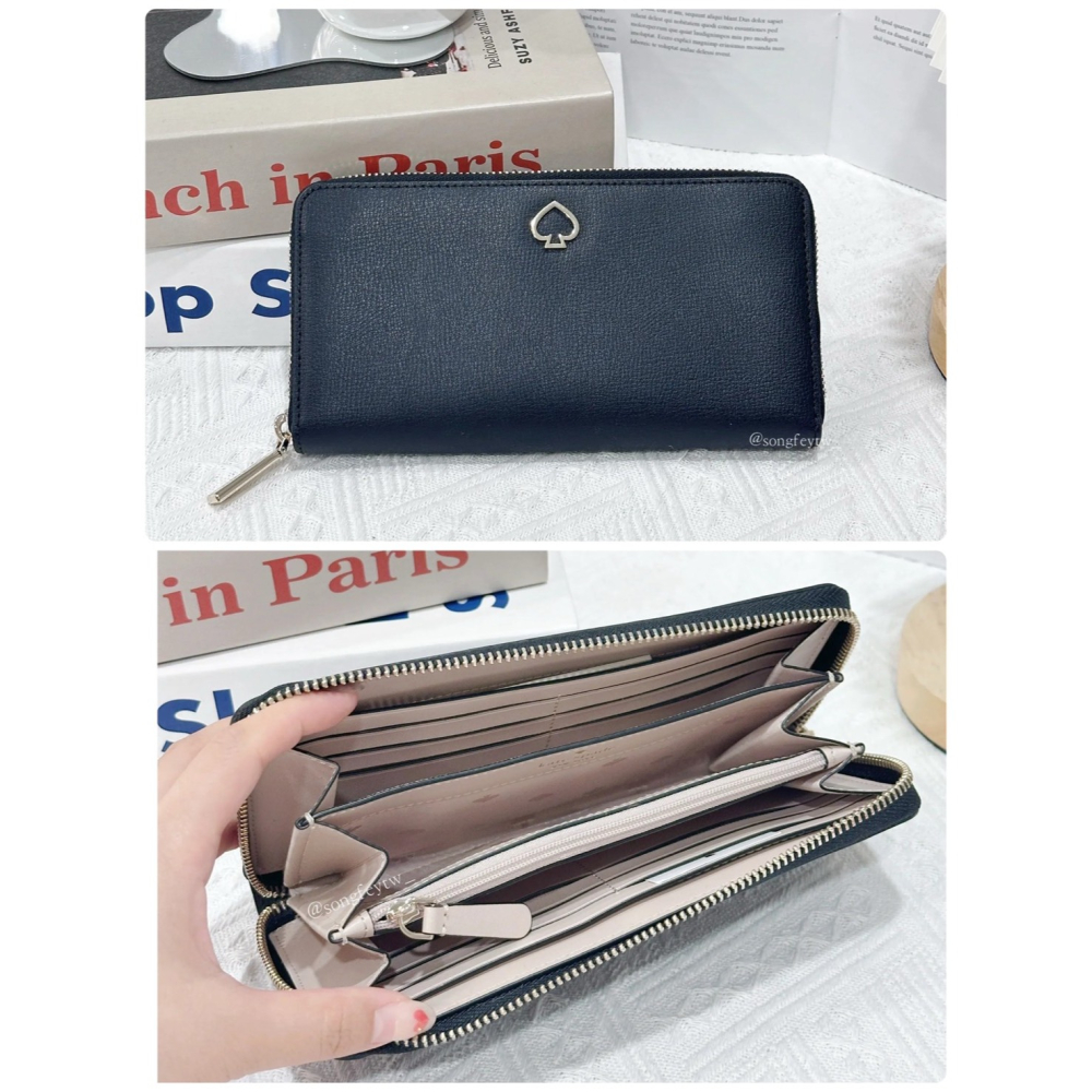 美國代購 台灣現貨 kate spade KS 拉鍊長夾-細節圖7