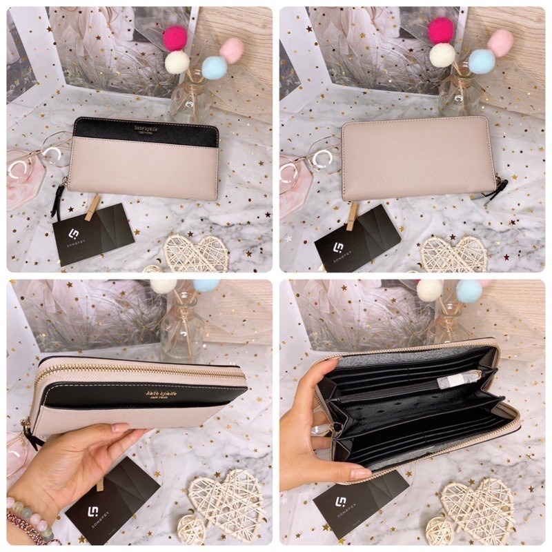 美國代購 台灣現貨 kate spade KS 拉鍊長夾-細節圖8