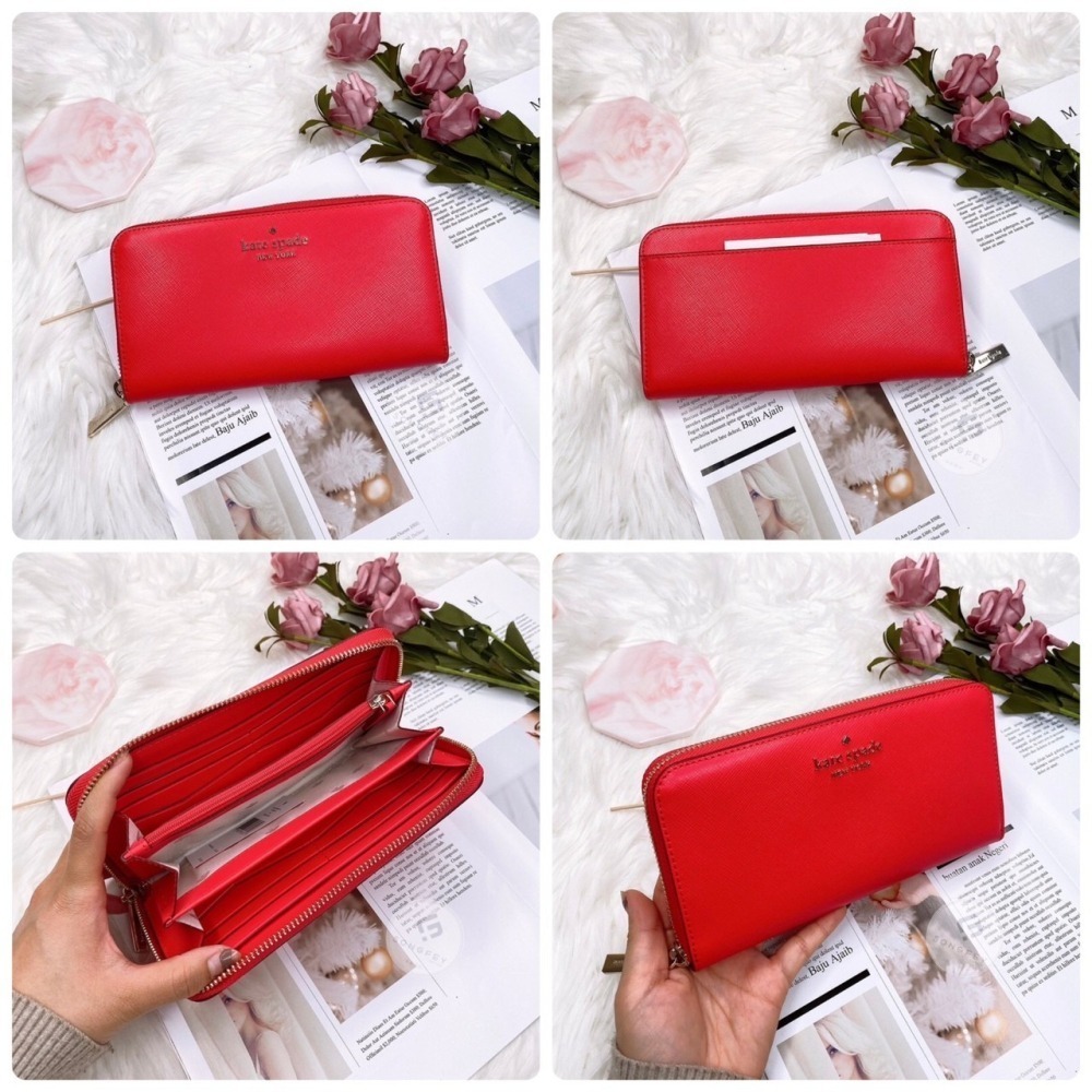 美國代購 台灣現貨 kate spade KS 拉鍊長夾-細節圖4