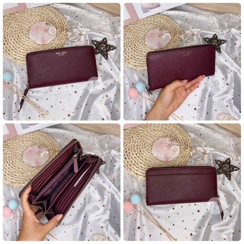 Kate spade discount chocolate cherry wallet