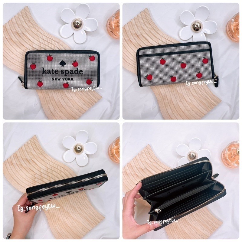 美國代購 台灣現貨 Kate spade 限定款拉鍊長夾-細節圖5