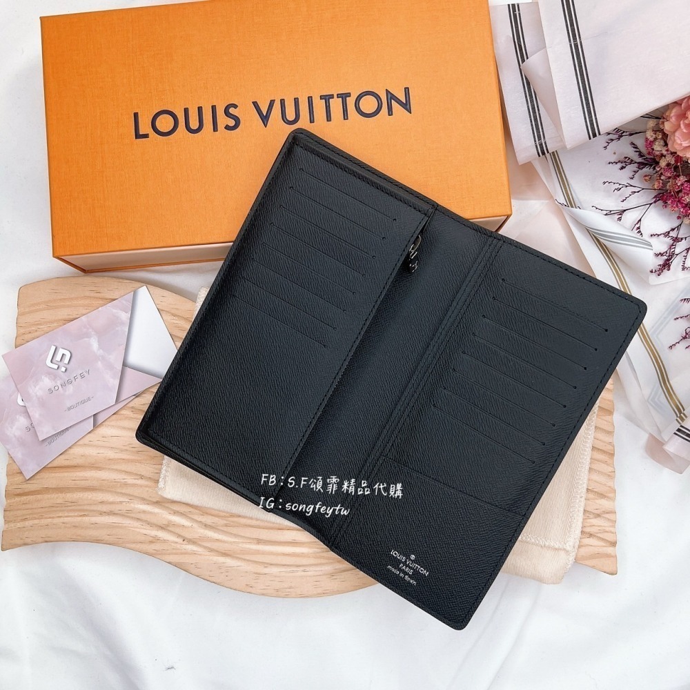 歐美代購 台灣現貨 Louis Vuitton｜LV 兩折男長夾 M66540 M61697-細節圖10