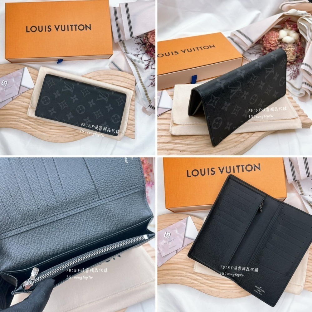 歐美代購 台灣現貨 Louis Vuitton｜LV 兩折男長夾 M66540 M61697-細節圖11