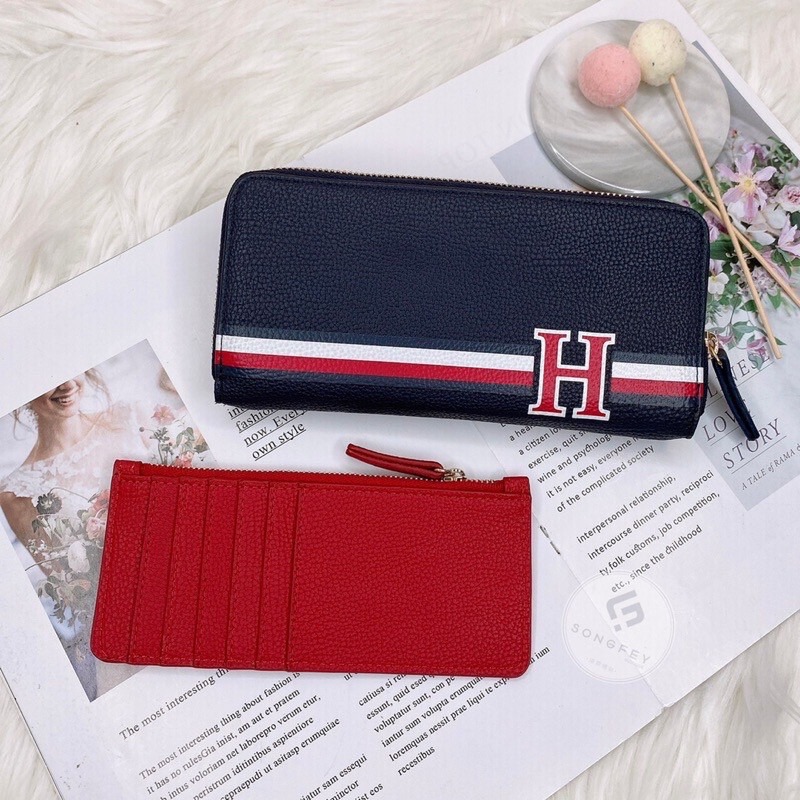 美國代購  台灣現貨 Tommy 1+1拉鍊長夾-細節圖3