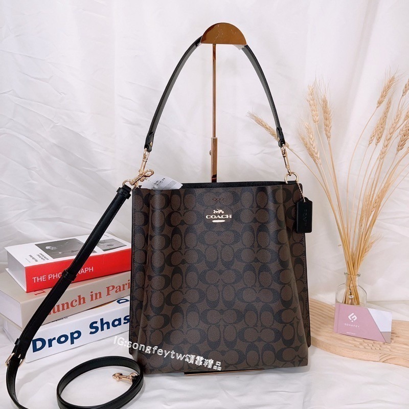 美國代購🇺🇸台灣現貨 Coach 茉莉大水桶 肩背包 斜背包-細節圖2