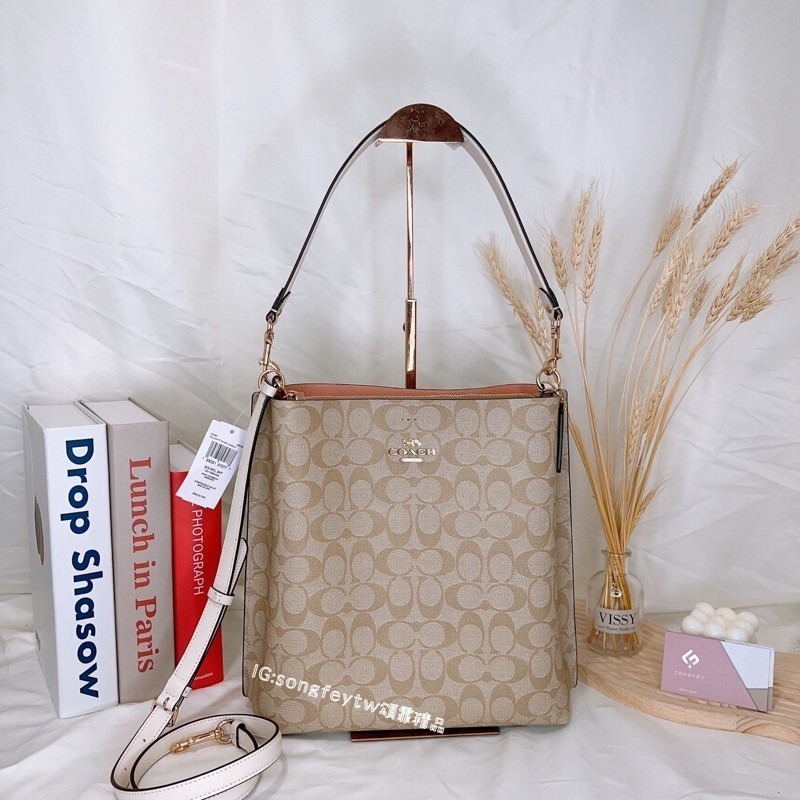 美國代購🇺🇸台灣現貨 Coach 茉莉大水桶 肩背包 斜背包-細節圖5