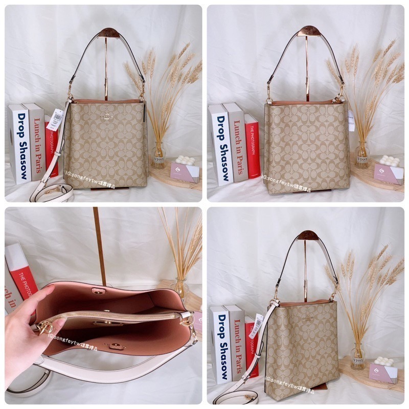 美國代購🇺🇸台灣現貨 Coach 茉莉大水桶 肩背包 斜背包-細節圖6